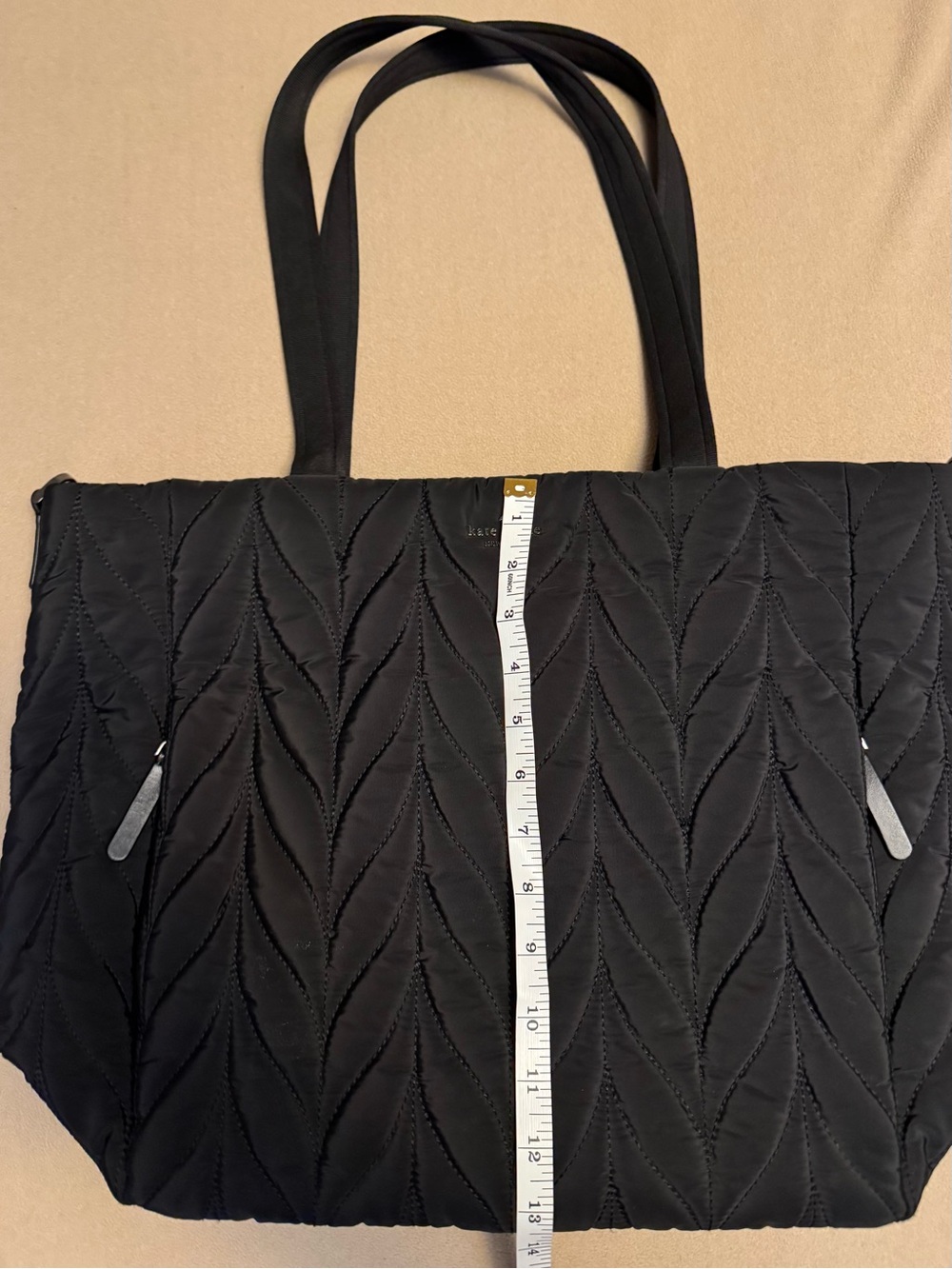 â ď¸Kate Spade Black Quilted Toteâ ď¸ Travel Tote or Diaper Bag - Picture 15 of 16